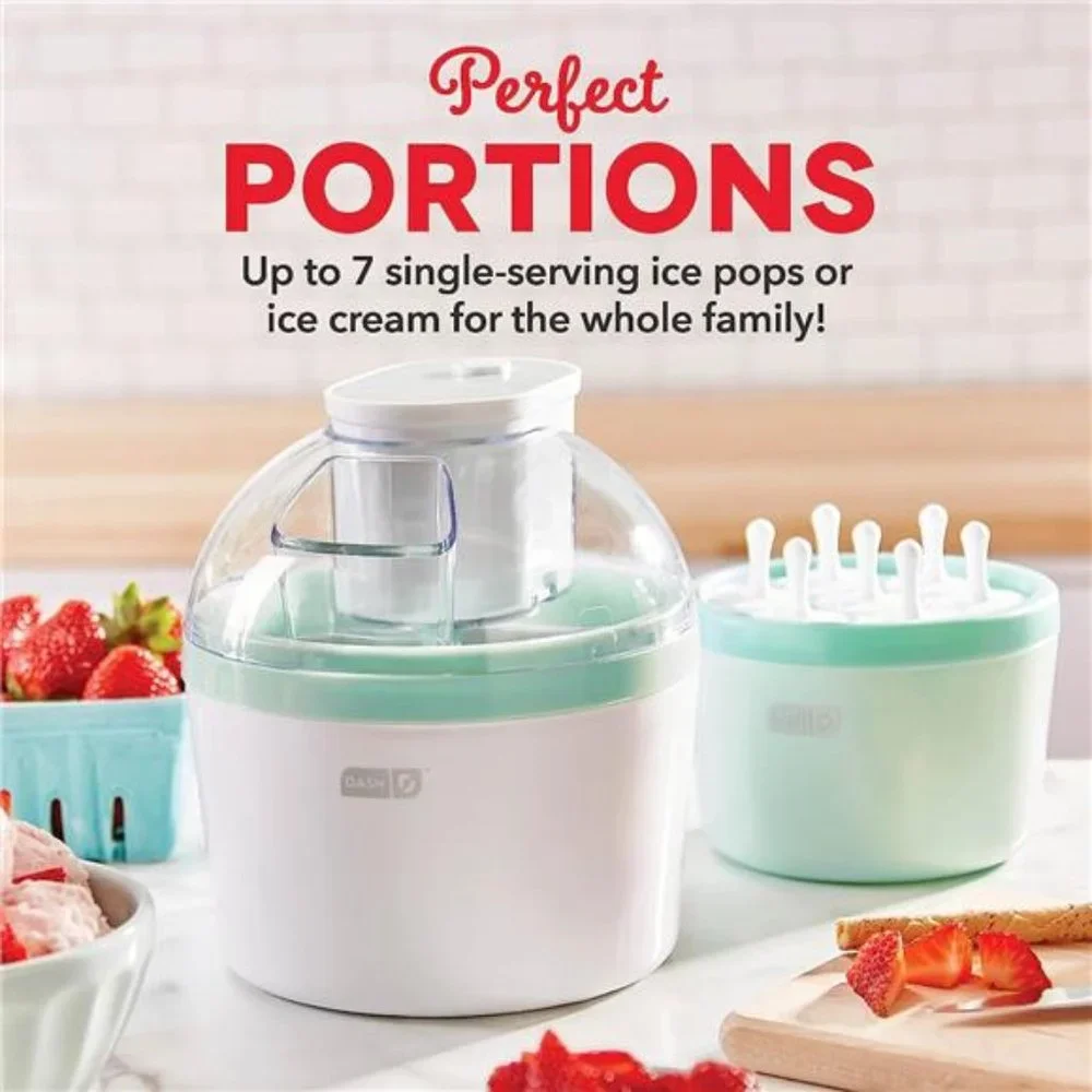 Ice Cream Maker for Gelato, Sorbet, Frozen Yogurt + Ice Pops, with Mixing Bowl - Picture 5 of 5